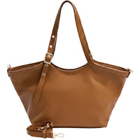 Samantha Italian Cow Leather Shoulder Bag - Leather Italiano