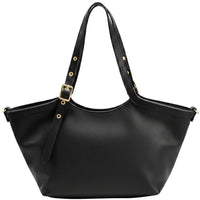 Samantha Italian Cow Leather Shoulder Bag - Leather Italiano