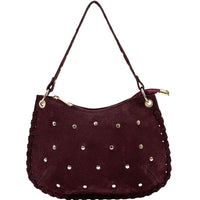 Savannah Suede Leather Shoulder Bag - Leather Italiano