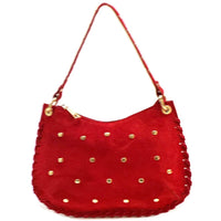 Savannah Suede Leather Shoulder Bag - Leather Italiano