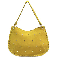 Savannah Suede Leather Shoulder Bag - Leather Italiano
