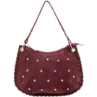 Savannah Suede Leather Shoulder Bag - Leather Italiano