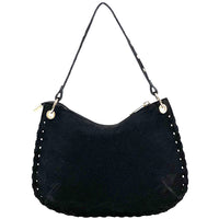 Savannah Suede Leather Shoulder Bag - Leather Italiano