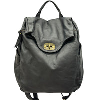Selmira Washed Cow Leather Backpack - Leather Italiano