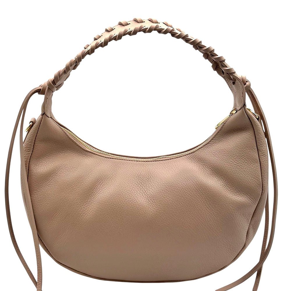 Selviana Cow Leather Hobo Bag - Leather Italiano