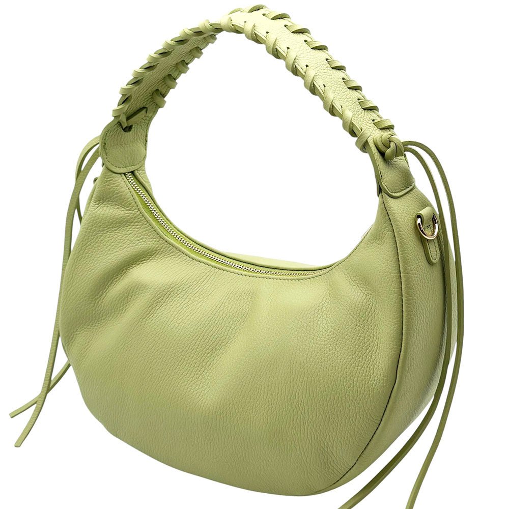 Selviana Cow Leather Hobo Bag - Leather Italiano