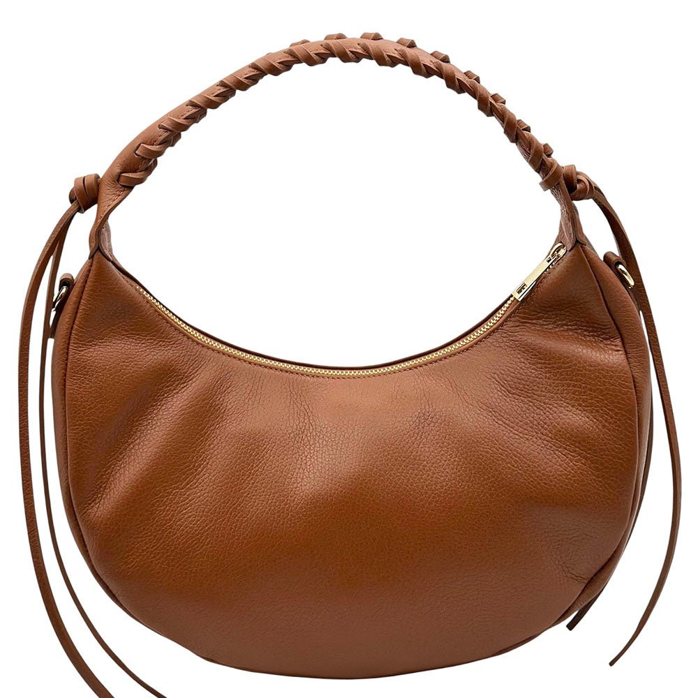 Selviana Cow Leather Hobo Bag - Leather Italiano