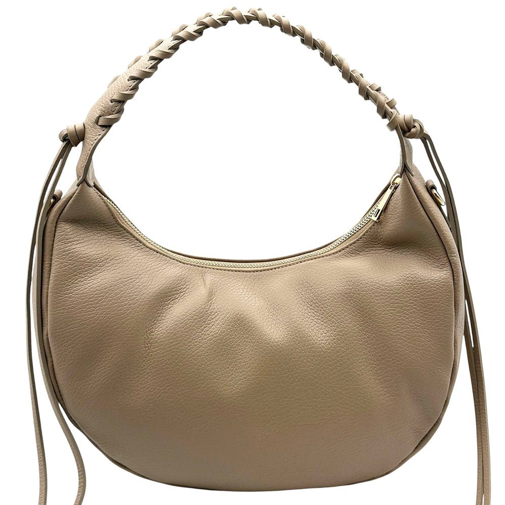 Selviana Cow Leather Hobo Bag - Leather Italiano