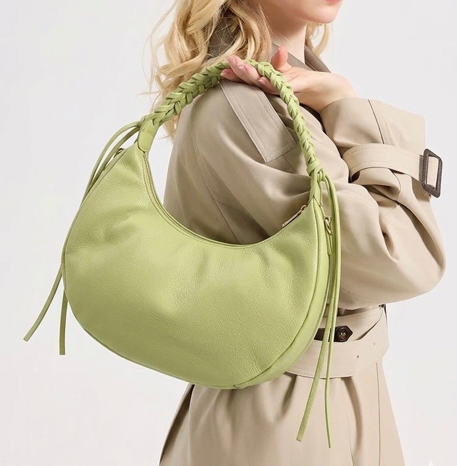Selviana Cow Leather Hobo Bag - Leather Italiano