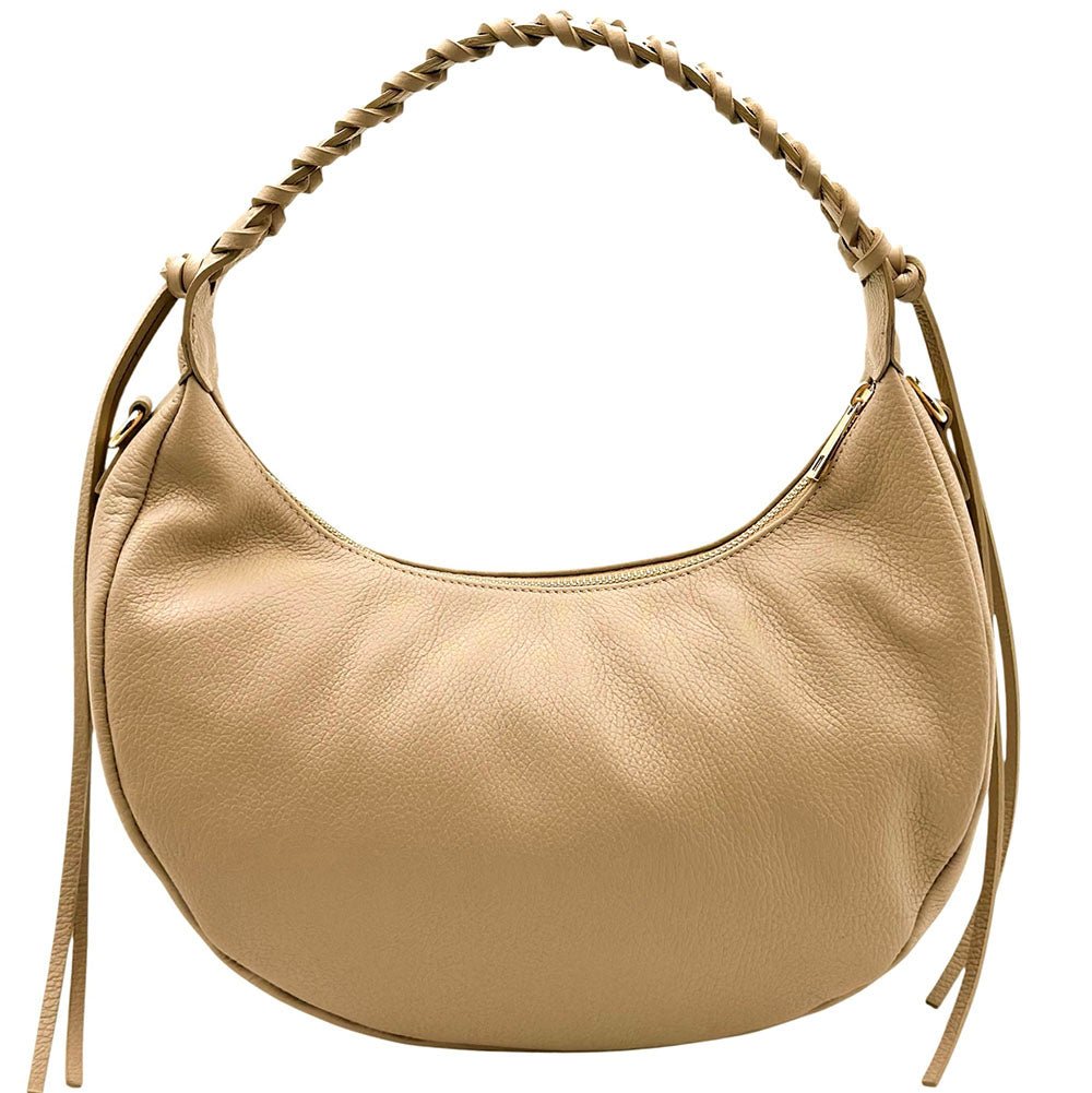 Selviana Cow Leather Hobo Bag - Leather Italiano