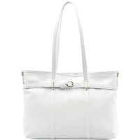 Serafita Structured Leather Tote - Leather Italiano