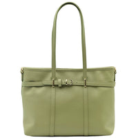 Serafita Structured Leather Tote - Leather Italiano