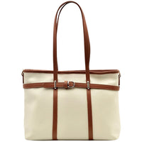 Serafita Structured Leather Tote - Leather Italiano