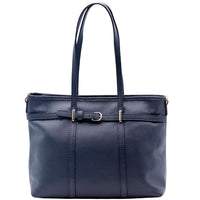 Serafita Structured Leather Tote - Leather Italiano