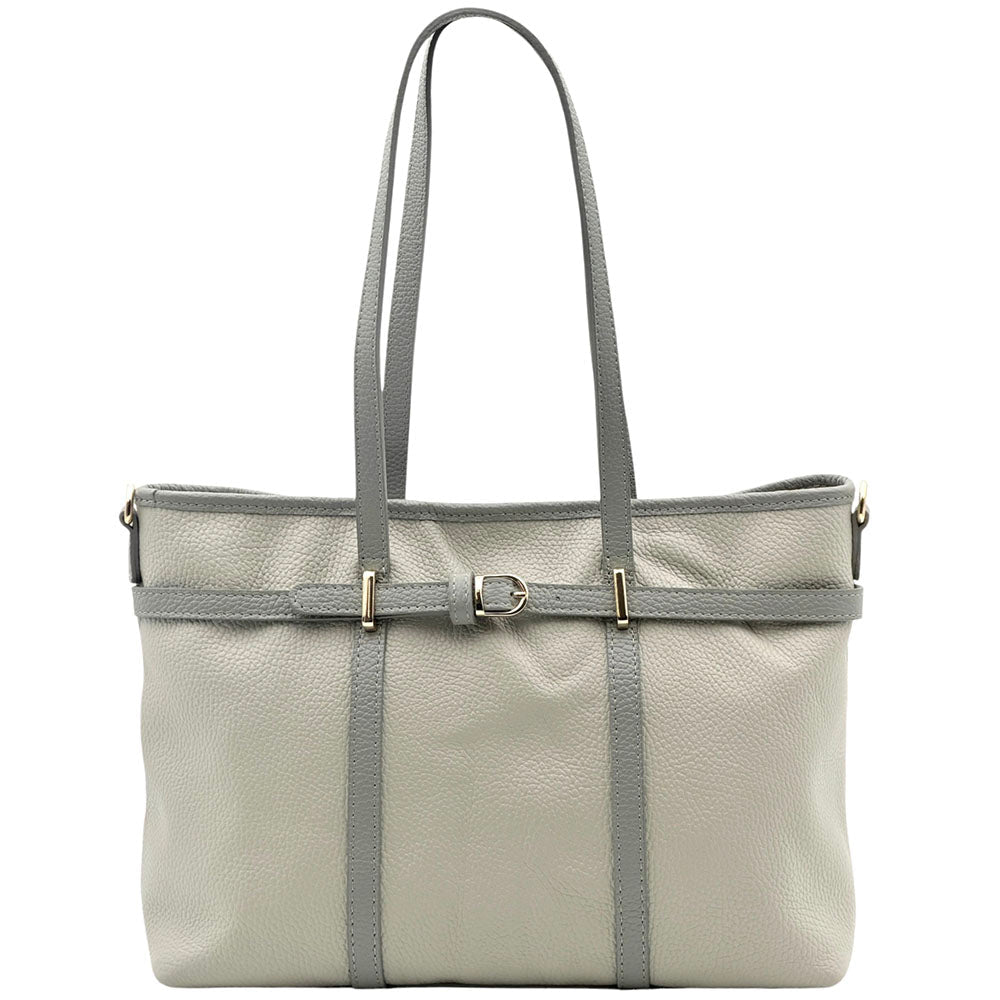 Serafita Structured Leather Tote - Leather Italiano