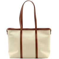 Serafita Structured Leather Tote - Leather Italiano