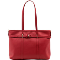 Serafita Structured Leather Tote - Leather Italiano