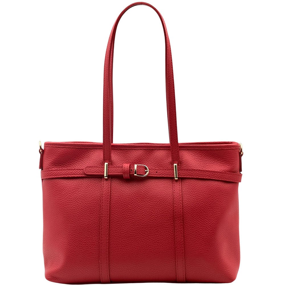 Serafita Structured Leather Tote - Leather Italiano