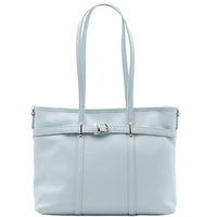 Serafita Structured Leather Tote - Leather Italiano
