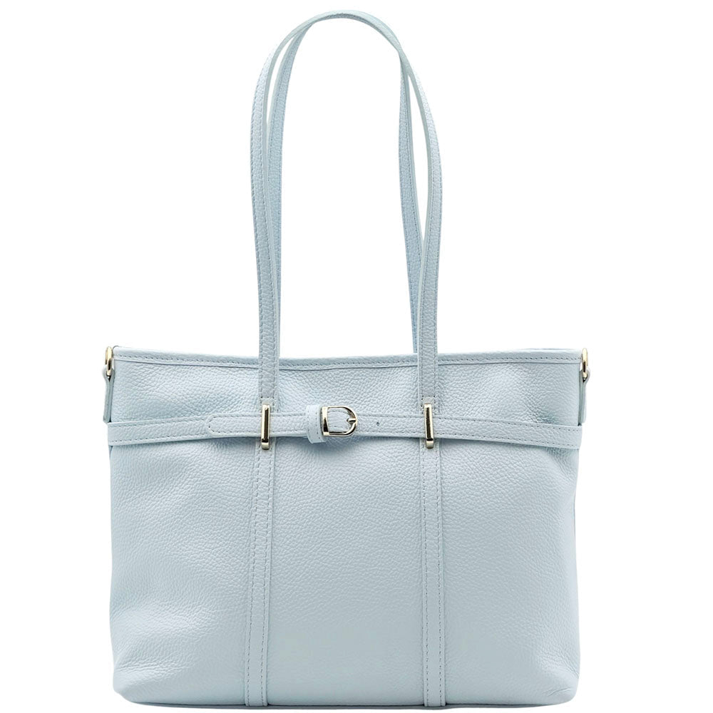 Serafita Structured Leather Tote - Leather Italiano