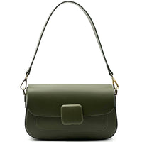 Serelia Cow Leather Shoulder and Crossbody Bag - Leather Italiano