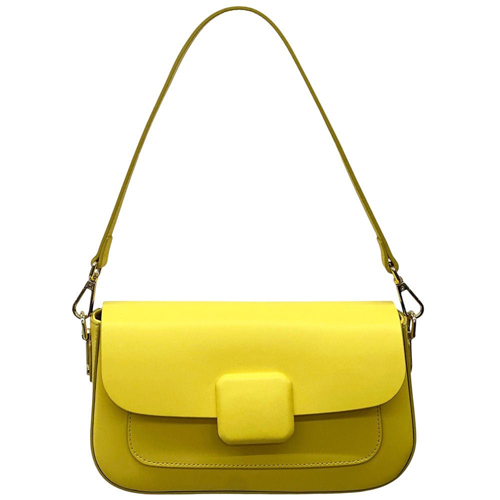 Serelia Cow Leather Shoulder and Crossbody Bag - Leather Italiano