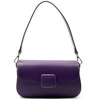 Serelia Cow Leather Shoulder and Crossbody Bag - Leather Italiano