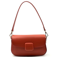 Serelia Cow Leather Shoulder and Crossbody Bag - Leather Italiano