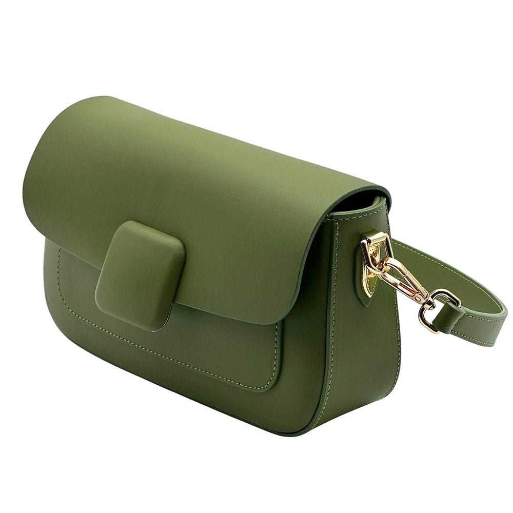 Serelia Cow Leather Shoulder and Crossbody Bag - Leather Italiano