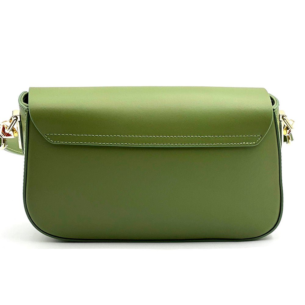 Serelia Cow Leather Shoulder and Crossbody Bag - Leather Italiano