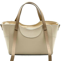 Serilda Italian Cow Leather Structured Shoulder Bag - Leather Italiano