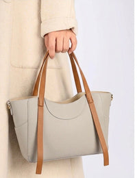Serilda Italian Cow Leather Structured Shoulder Bag - Leather Italiano