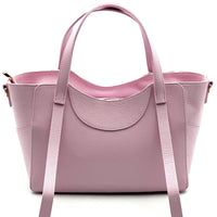 Serilda Italian Cow Leather Structured Shoulder Bag - Leather Italiano