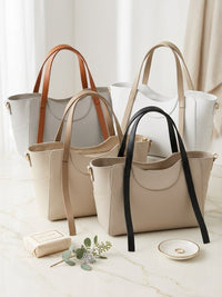 Serilda Italian Cow Leather Structured Shoulder Bag - Leather Italiano