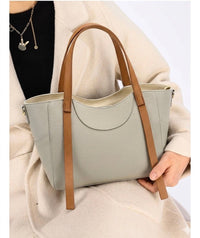 Serilda Italian Cow Leather Structured Shoulder Bag - Leather Italiano