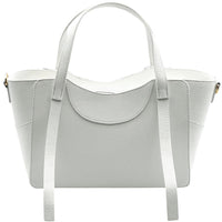 Serilda Italian Cow Leather Structured Shoulder Bag - Leather Italiano