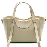Serilda Italian Cow Leather Structured Shoulder Bag - Leather Italiano