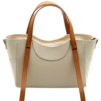Serilda Italian Cow Leather Structured Shoulder Bag - Leather Italiano