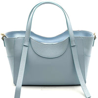 Serilda Italian Cow Leather Structured Shoulder Bag - Leather Italiano