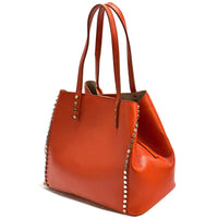 Sestola Italian Handmade Cow Leather Tote Bag - Leather Italiano