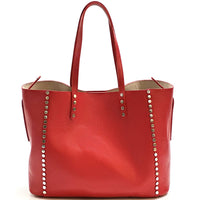Sestola Italian Handmade Cow Leather Tote Bag - Leather Italiano
