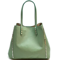 Sestola Italian Handmade Cow Leather Tote Bag - Leather Italiano