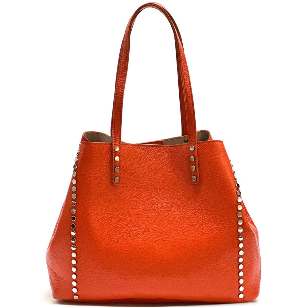 Sestola Italian Handmade Cow Leather Tote Bag - Leather Italiano