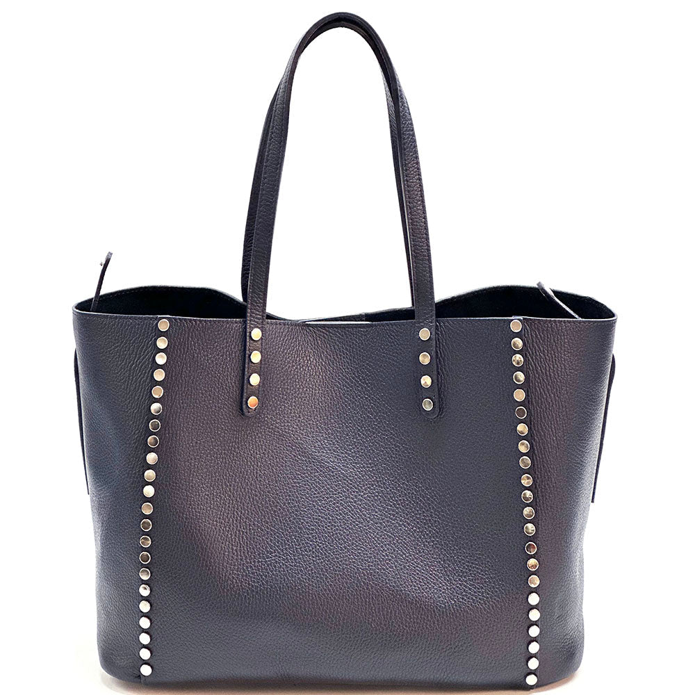 Sestola Italian Handmade Cow Leather Tote Bag - Leather Italiano