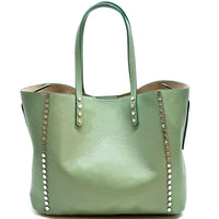 Sestola Italian Handmade Cow Leather Tote Bag - Leather Italiano