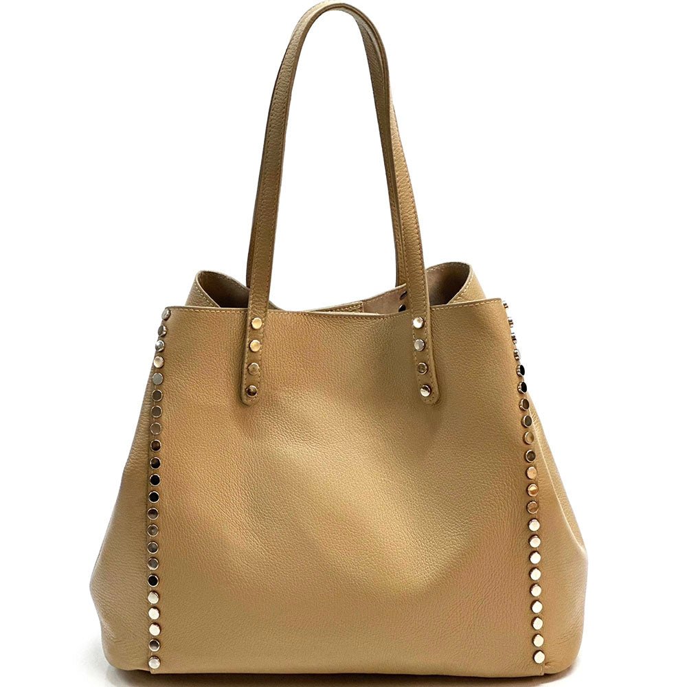 Sestola Italian Handmade Cow Leather Tote Bag - Leather Italiano