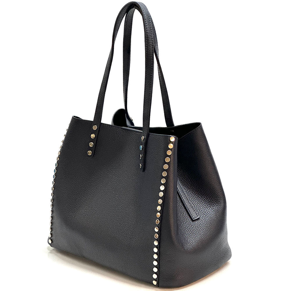 Sestola Italian Handmade Cow Leather Tote Bag - Leather Italiano