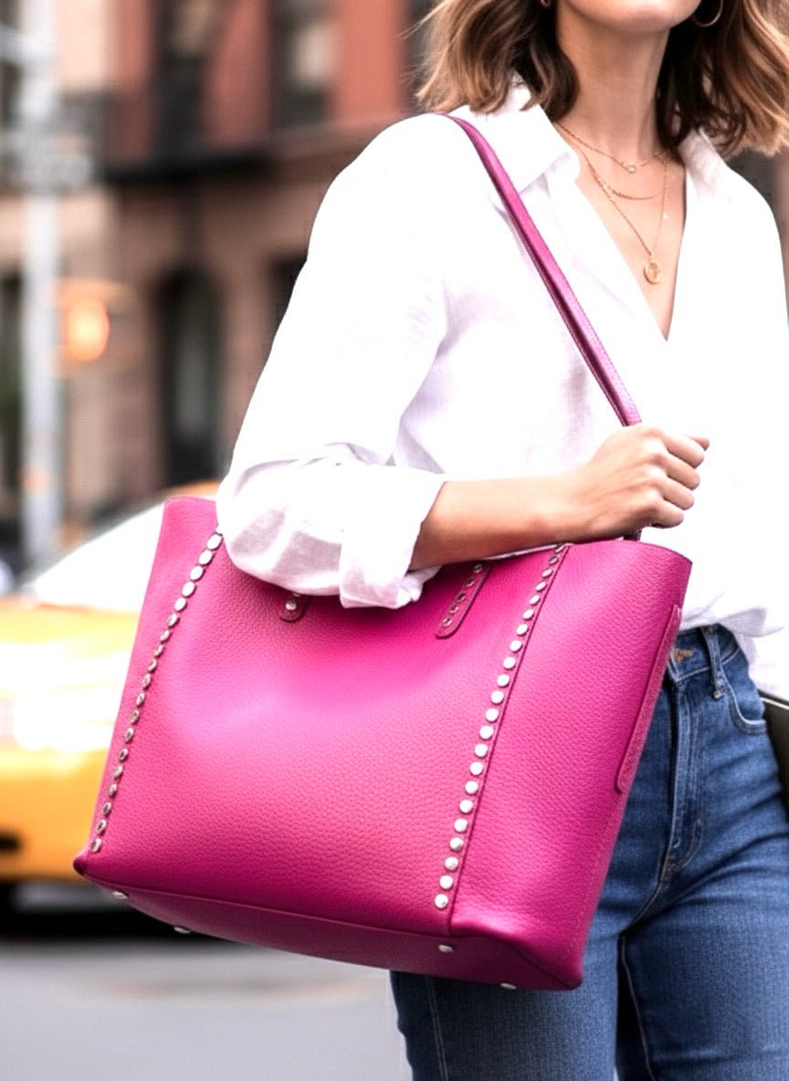 Sestola Italian Handmade Cow Leather Tote Bag - Leather Italiano