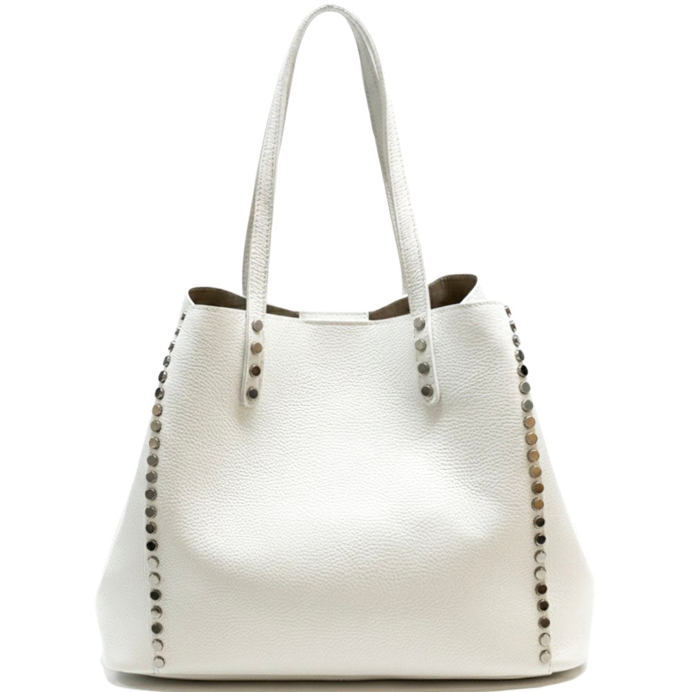 Sestola Italian Handmade Cow Leather Tote Bag - Leather Italiano