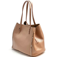 Sestola Italian Handmade Cow Leather Tote Bag - Leather Italiano